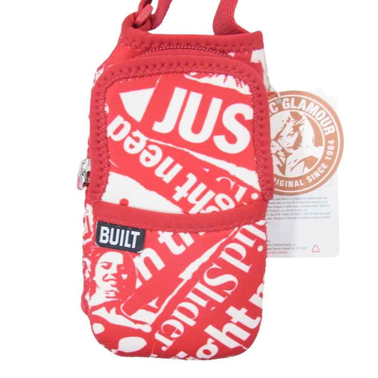 HYSTERIC GLAMOUR ヒステリックグラマー 19SS 01192QG01 BUILT NEW YORK RIDE ON TIME ライドオンタイム ボトルスリング レッド系 FREE【新古品】【未使用】【中古】