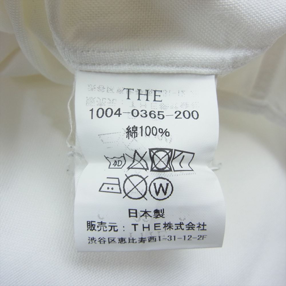 ザ 1004-0365-200 SHIRTS 長袖 シャツ  ホワイト系 M【美品】【中古】
