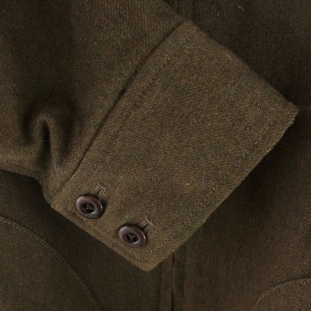 ウェアラバウツ W-93007 フルジップ ショート ワークジャケット カーキ系 44【中古】