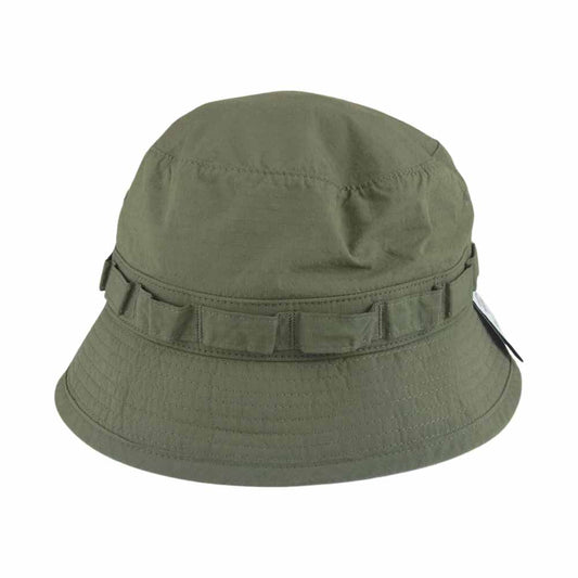 WTAPS ダブルタップス 221HCDT-HT13 JUNGLE 01 HAT NYCO RIPSTOP CORDURA リップストップ ナイロン ハット 帽子 カーキ系 4【美品】【中古】