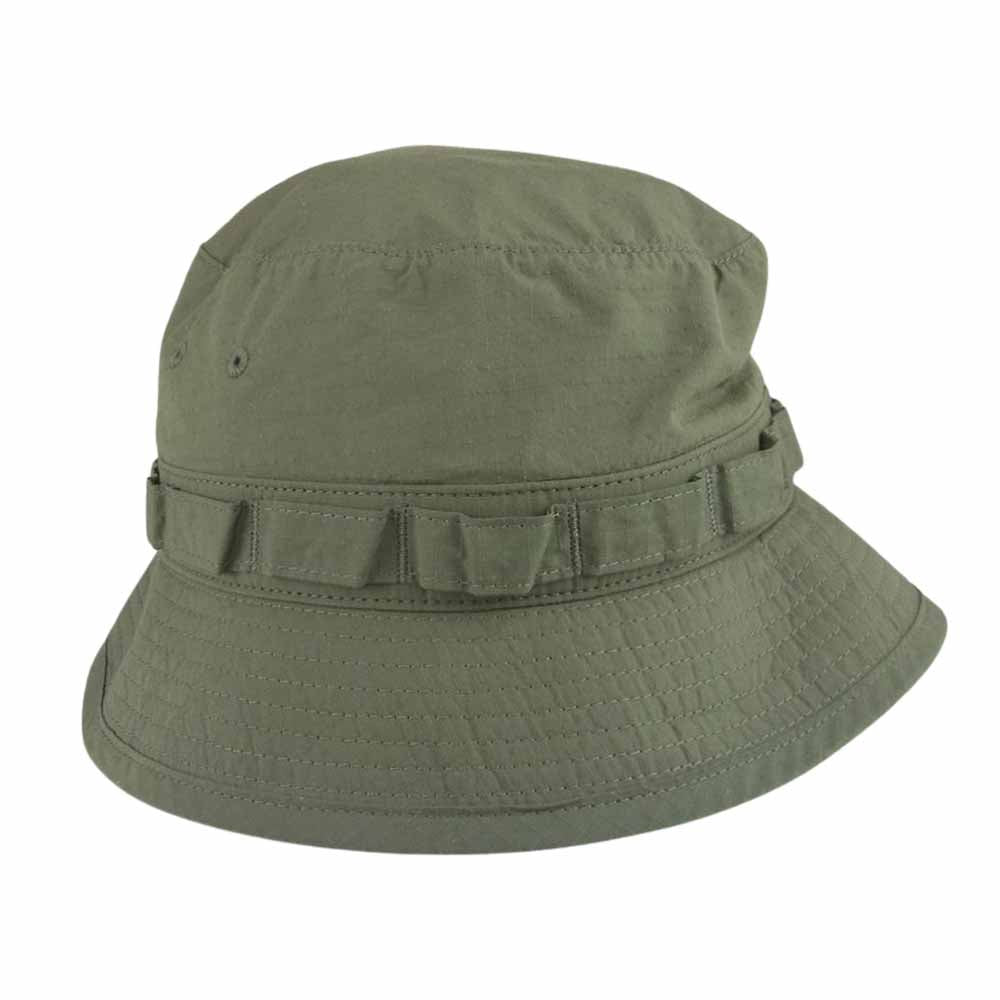 WTAPS ダブルタップス 221HCDT-HT13 JUNGLE 01 HAT NYCO RIPSTOP CORDURA リップストップ ナイロン ハット 帽子 カーキ系 4【美品】【中古】