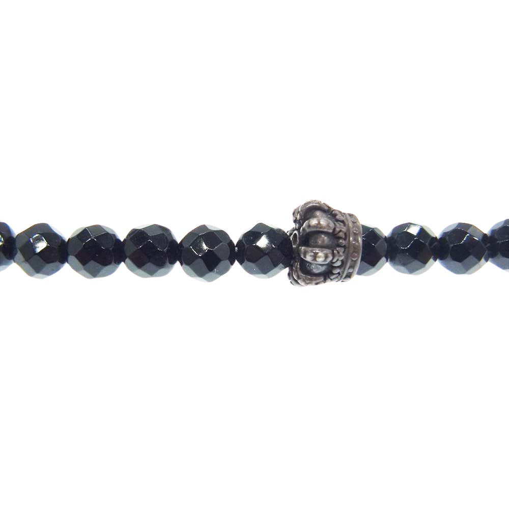 Justin Davis ジャスティンデイビス SBJ640 BLACK SERPENT CROWN ブラック サーペント クラウン ネックレス オニキス ブラック系【中古】