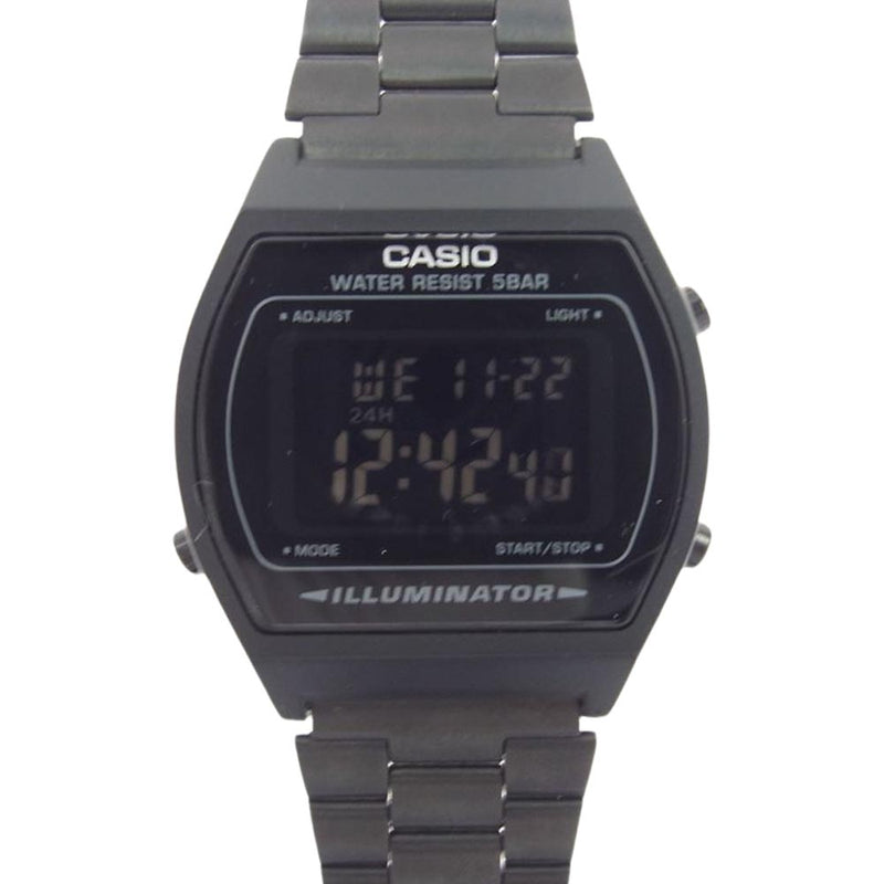 CASIO カシオ B640WB-1BJF スタンダード デジタル ウォッチ 腕時計 ブラック系【中古】