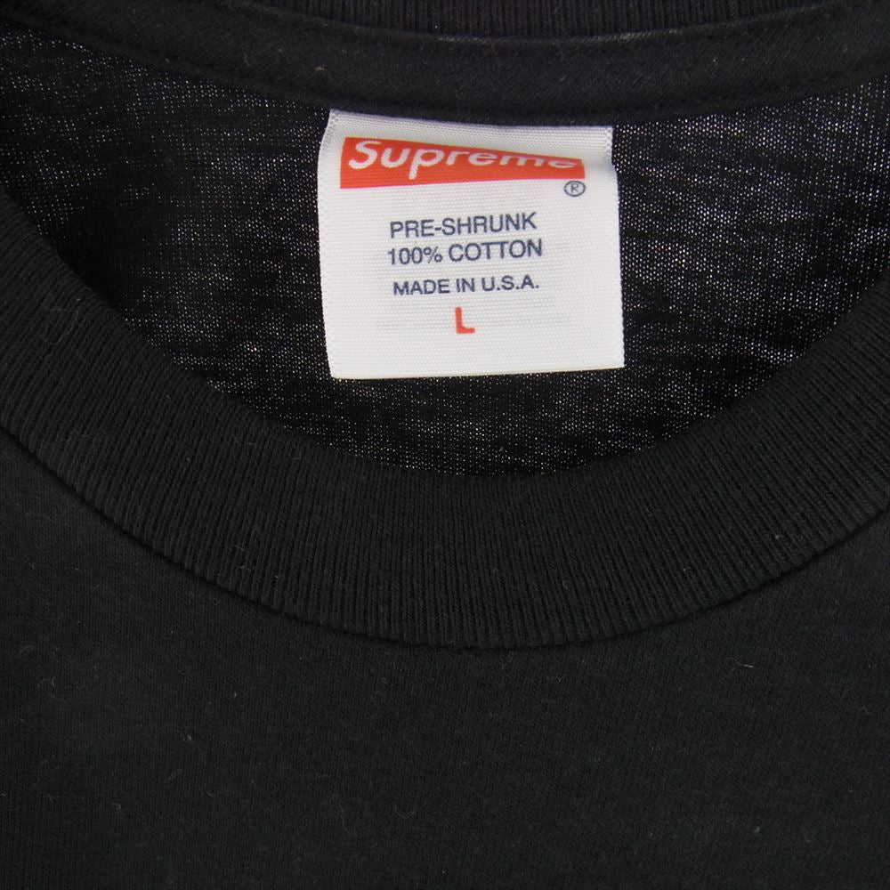 Supreme シュプリーム 23SS Hardies Dog Tee ハーディーズ ドッグ Tシャツ ブラック系 L【中古】