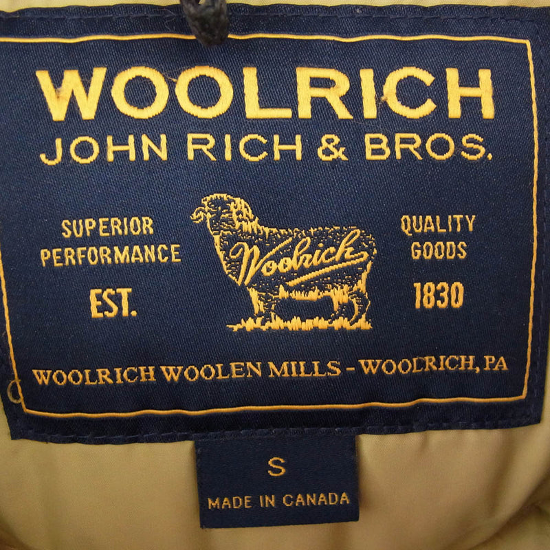 WOOLRICH ウールリッチ 1402001 ARCTIC PARKA コヨーテファー付 フーデッド ダウンジャケット レッド系 S【中古】