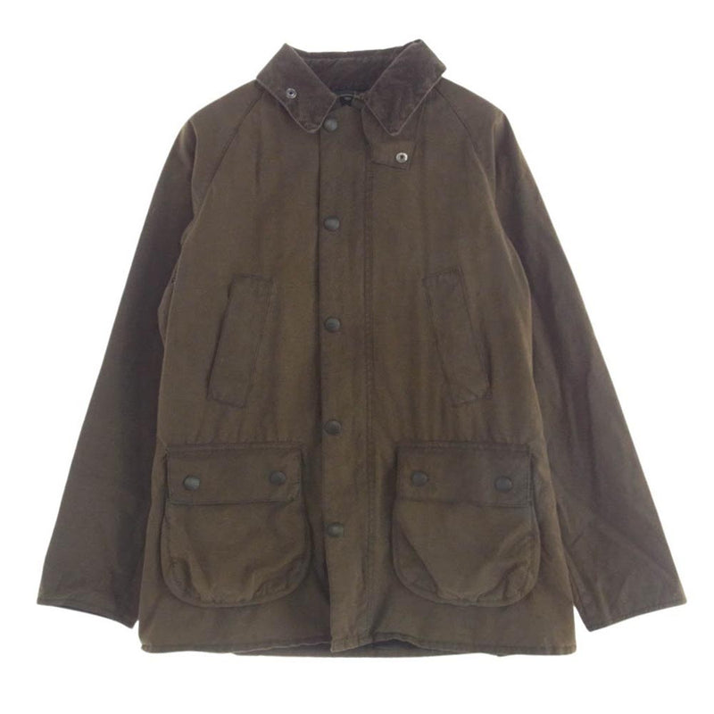 Barbour バブアー MWX0500OL71 SL BEDALE WASHED ビデイル ウォッシュド オイルド ワックス ジャケット カーキ系 36【中古】