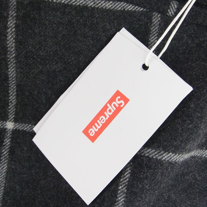 Supreme シュプリーム 22FW Windowpane Wool Trouser ウィンドウペイン ウール トラウザー チェック パンツ ダークグレー系 32【美品】【中古】