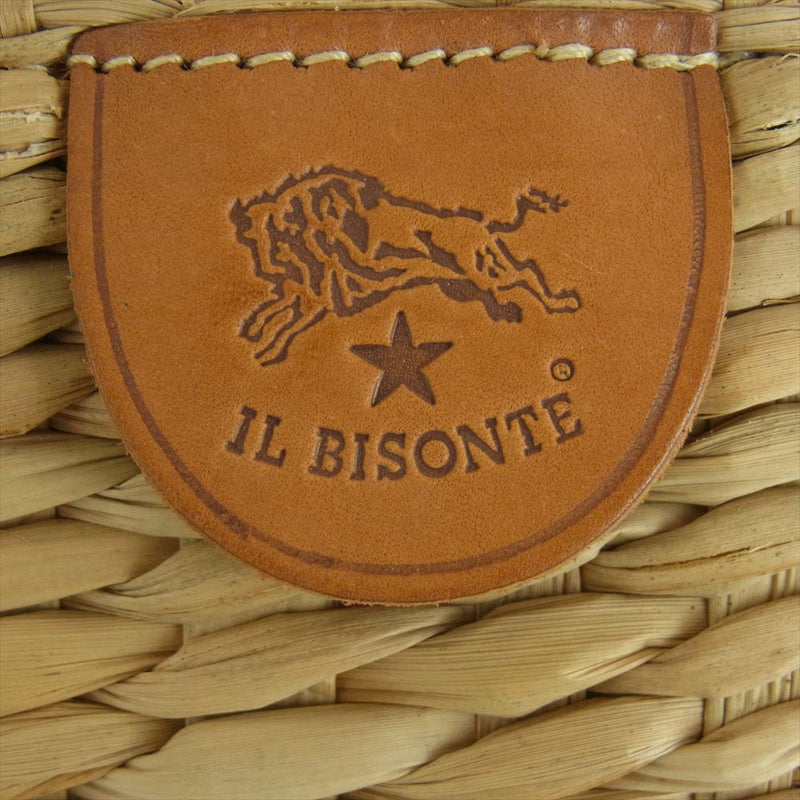 IL BISONTE イルビゾンテ カゴ トート バッグ イタリア製 ブラウン系【中古】