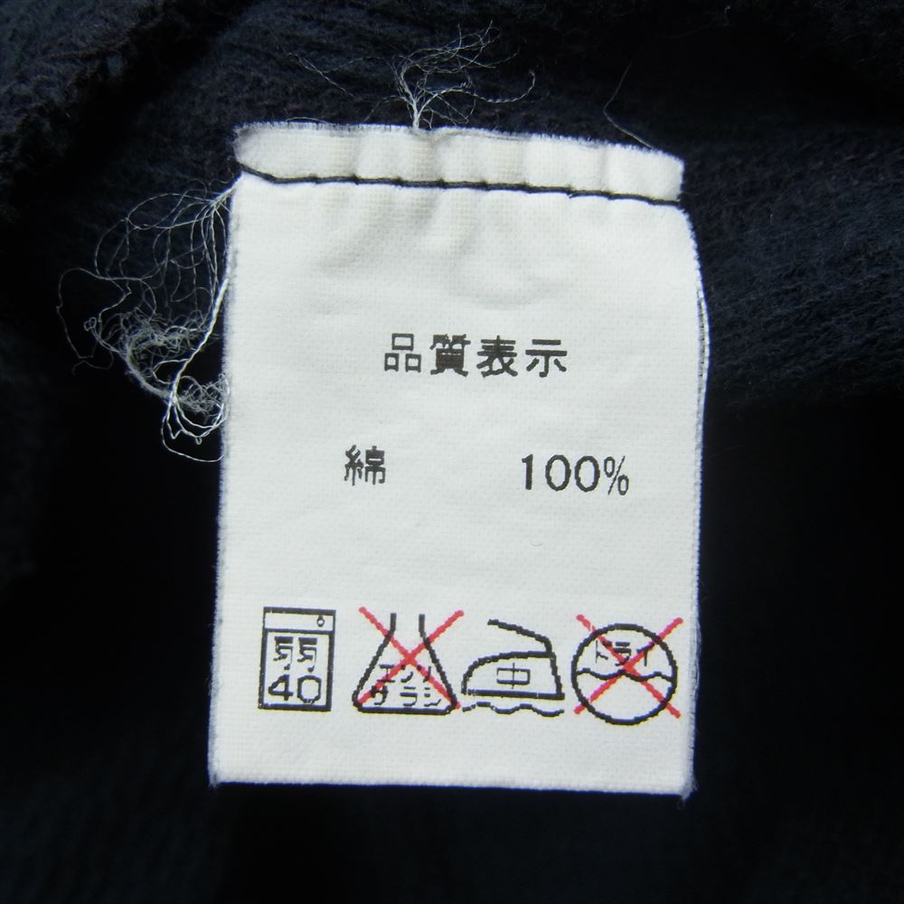 THE FLAT HEAD ザフラットヘッド モックネック サーマル 長袖 カットソー ネイビー系 XL【中古】