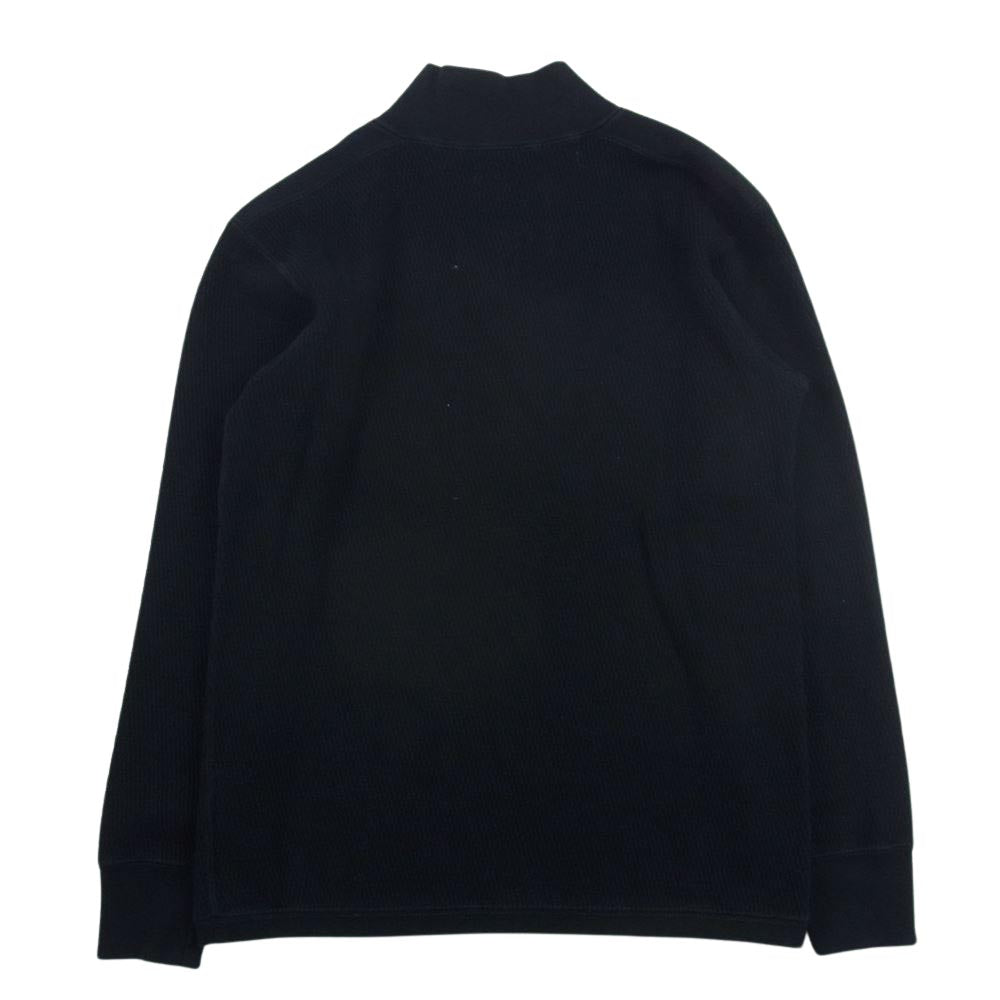 R.J.B アールジェイビー ハーフジップ サーマル カットソー ブラック系 40【中古】