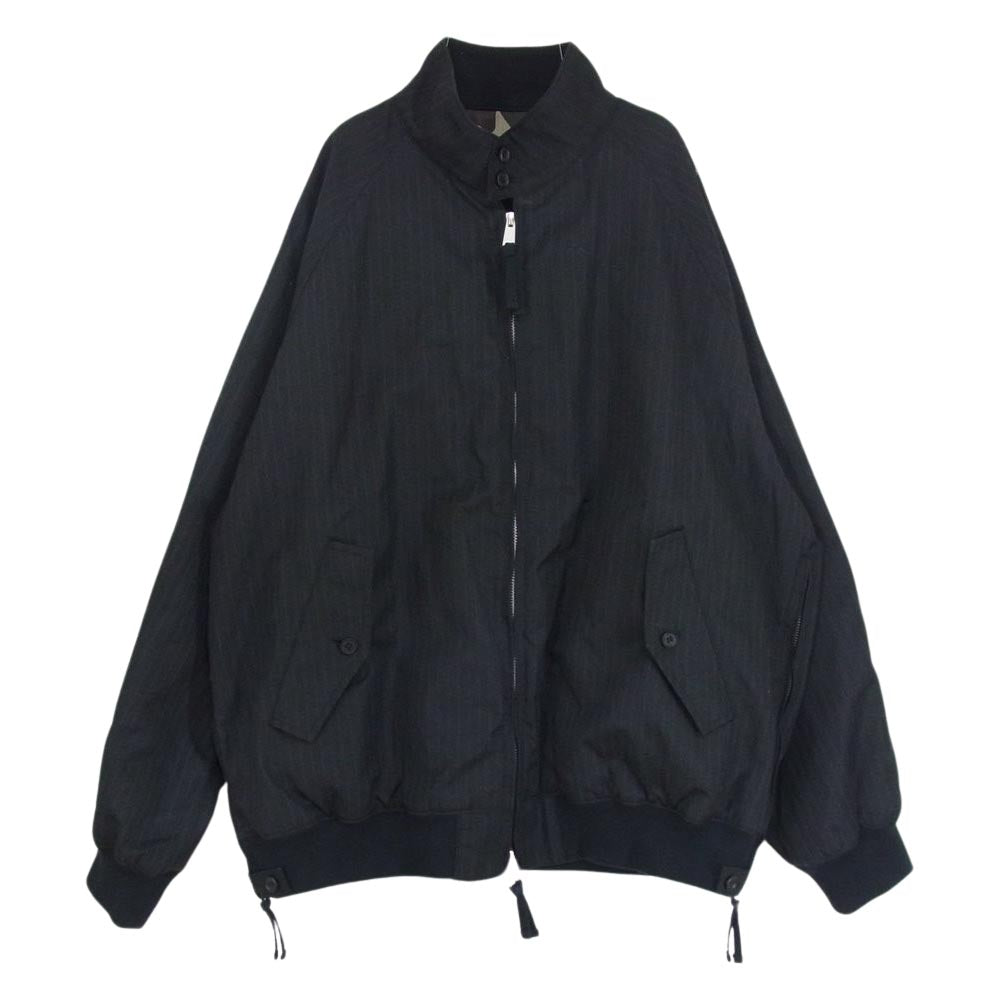 COMME des GARCONS HOMME コムデギャルソンオム 23SS HK-J006 E/R HERRINGBONE STRIPE エステルラミー ヘリンボーン ストライプ ジャケット ブラック系 L【中古】