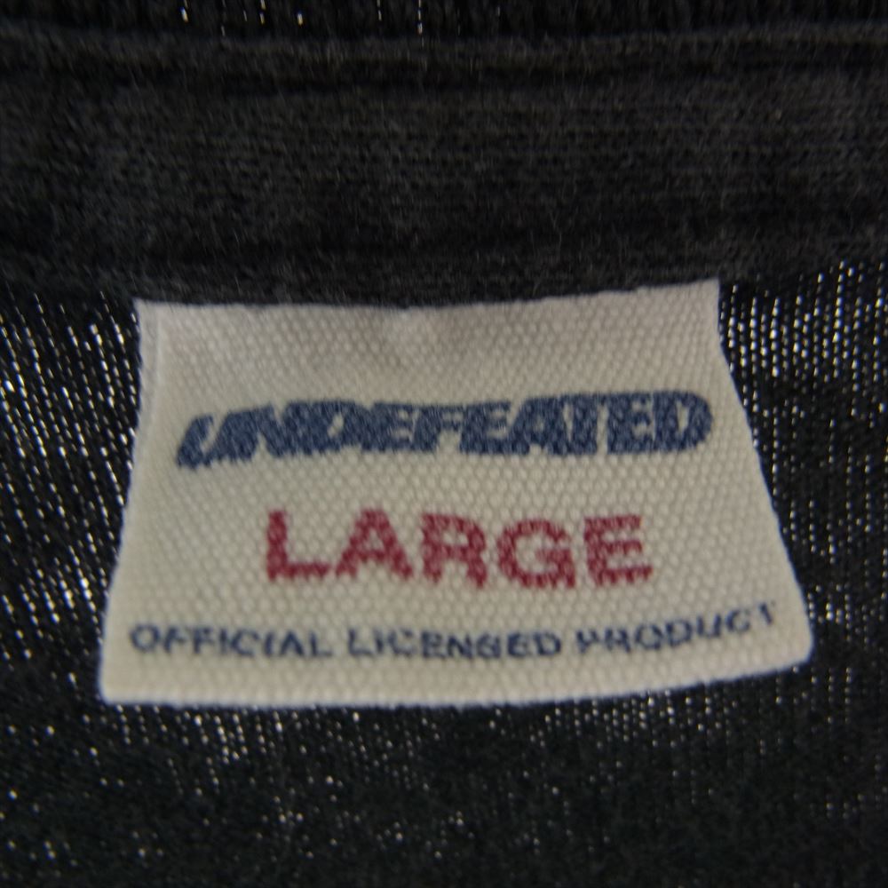 UNDEFEATED アンディフィーテッド 185078001007 SCRIBBLE S/S TEE ロゴプリント クルーネック 半袖 Tシャツ ブラック系 L【中古】