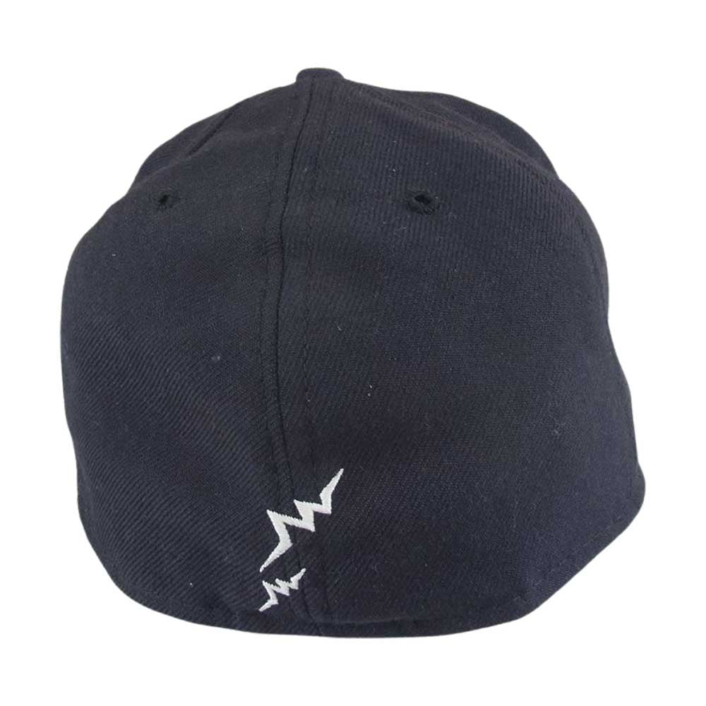 whiz ウィズ LIMITED リミテッド NEWERA ニューエラ 76 ナンバリング スター刺繍 キャップ 帽子 ネイビー系 58.7cm 【中古】