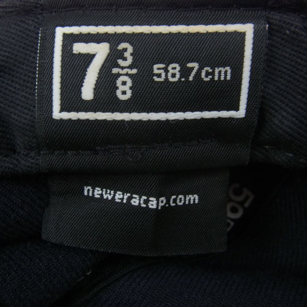 whiz ウィズ LIMITED リミテッド NEWERA ニューエラ 76 ナンバリング スター刺繍 キャップ 帽子 ネイビー系 58.7cm 【中古】