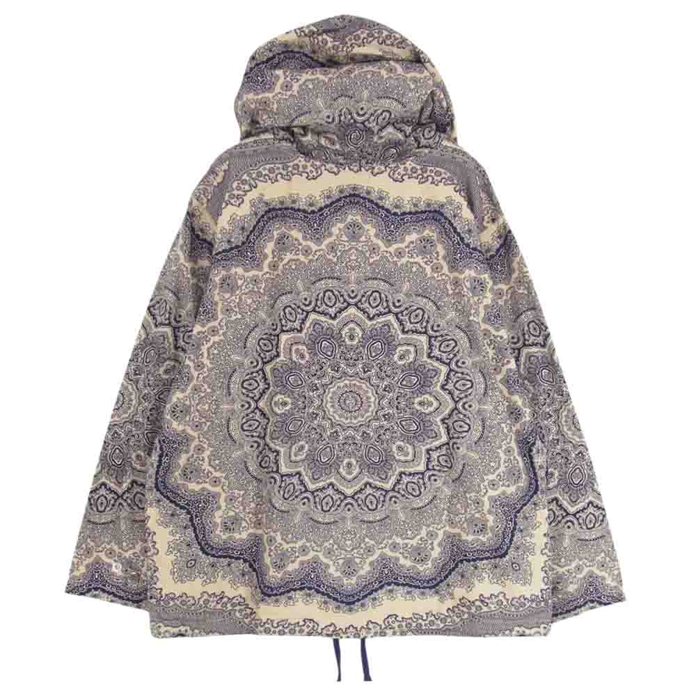 TENDERLOIN テンダーロイン 16SS T-PAISLEY HOODED NAVY ペイズリー フーデッド パーカー ネイビー系 S【美品】【中古】