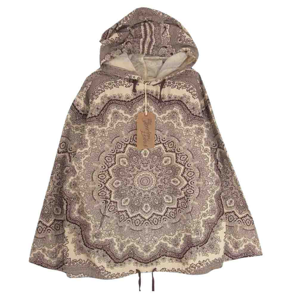 TENDERLOIN テンダーロイン 16SS T-PAISLEY HOODED BROWN ペイズリー フーデッド パーカー ブラウン系 S【美品】【中古】