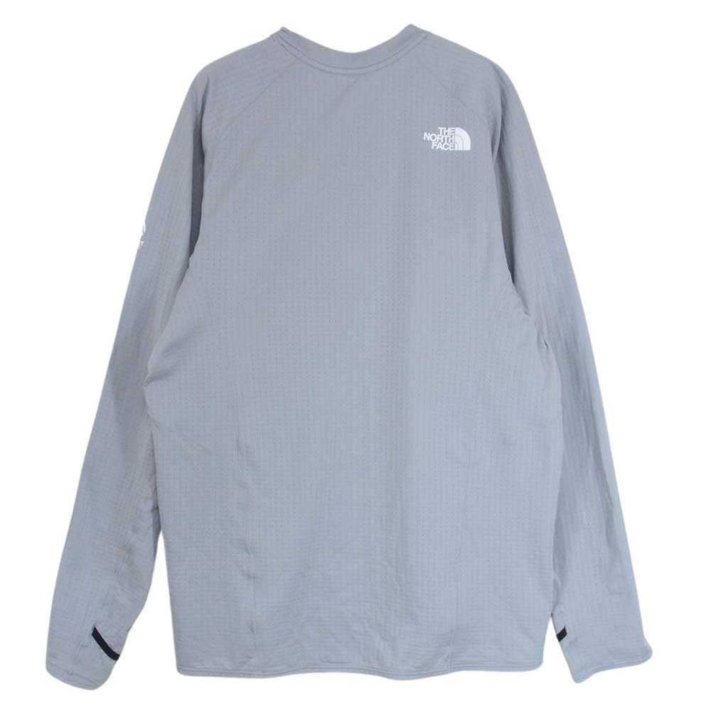 THE NORTH FACE ノースフェイス NT12123 エクスペディション ドライ ドッ ト クルー 長袖Tシャツ グレー系 XXL【中古】