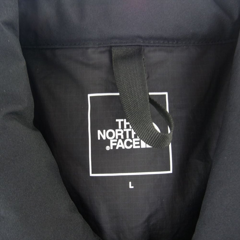 THE NORTH FACE ノースフェイス ND92263 WS Zepher Shell Shirt 高機能ダウン ウィンドストッパー ゼファー シェル シャツ ブラック系 L【中古】