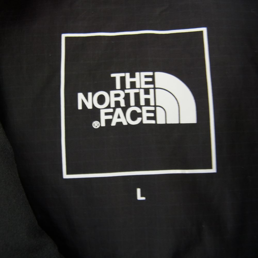 THE NORTH FACE ノースフェイス ND92263 WS Zepher Shell Shirt 高機能ダウン ウィンドストッパー ゼファー シェル シャツ ブラック系 L【中古】