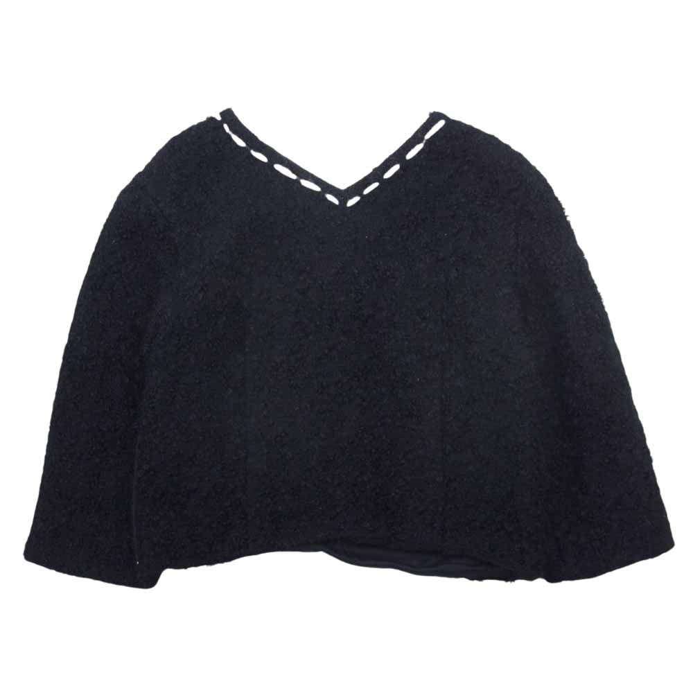 tricot COMME des GARCONS トリココムデギャルソン AD1999 TB-07010M Vネック ウール プルオーバ― ジャケット ブラック系 M【中古】