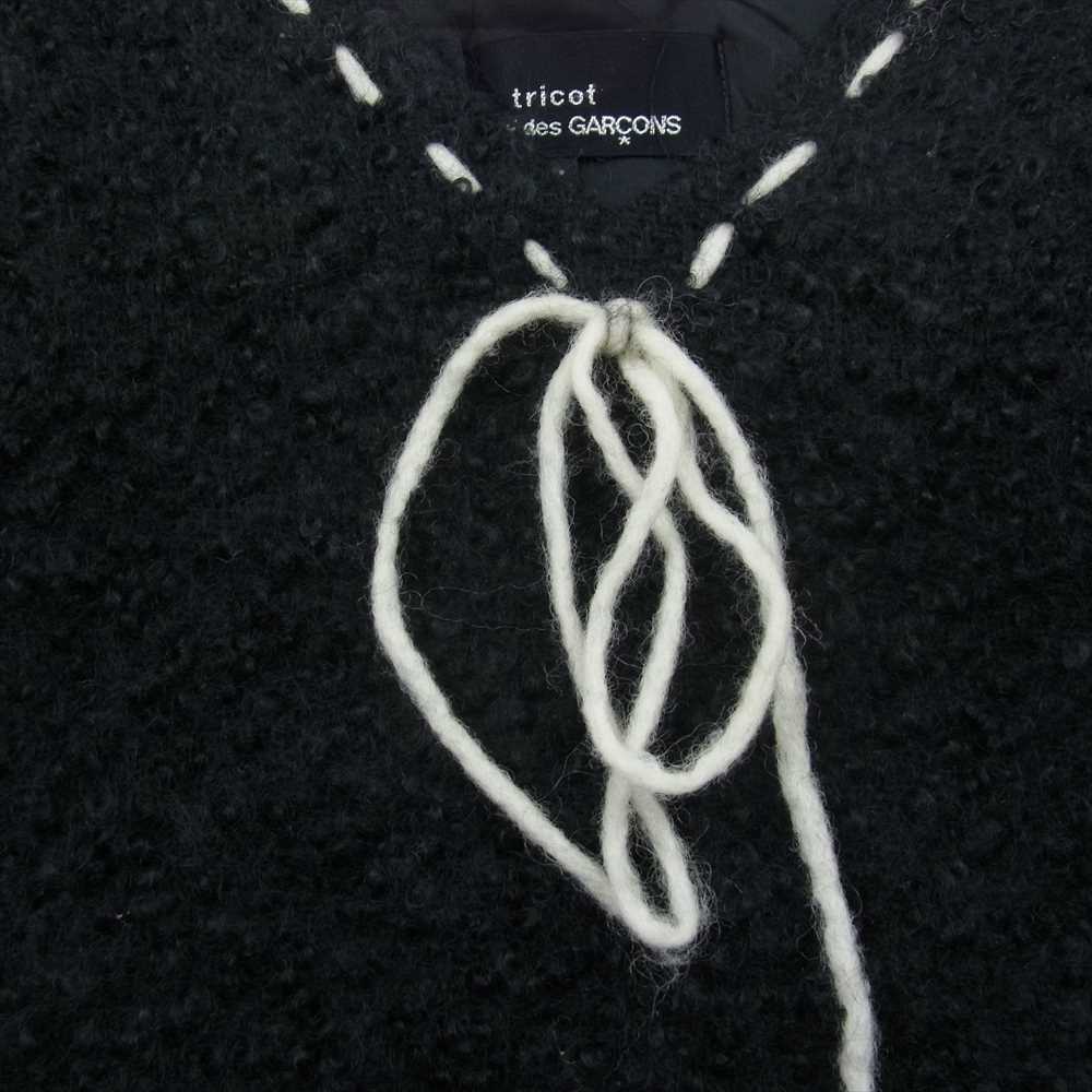 tricot COMME des GARCONS トリココムデギャルソン AD1999 TB-07010M Vネック ウール プルオーバ― ジャケット ブラック系 M【中古】