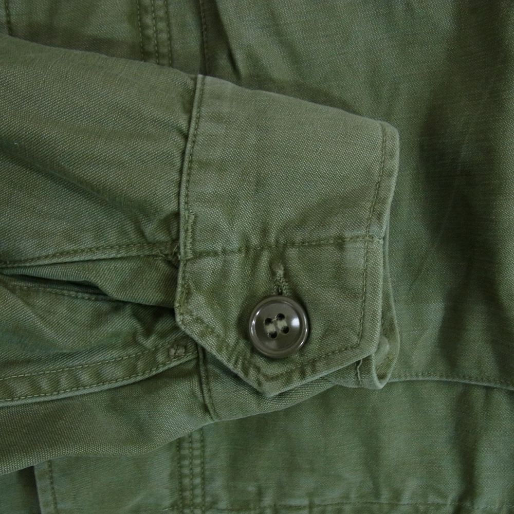 米軍 MIL-C-1148B ヴィンテージ 1958年コントラクト M-1951 フィールド ミリタリー ジャケット カーキ系 XS【中古】