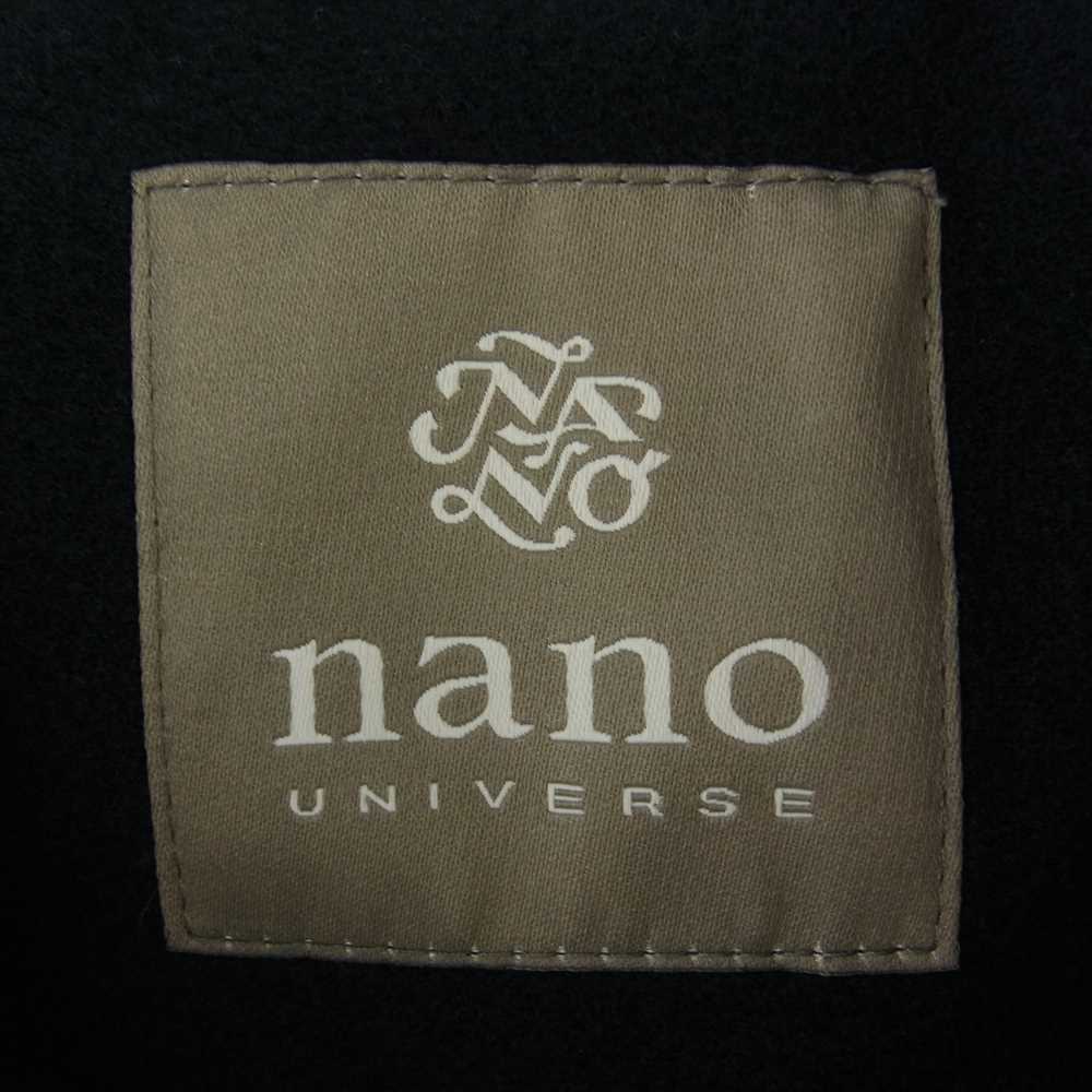 nano universe ナノユニバース 668-0111001 テック メルトン ステンカラーコート ネイビー系 M【中古】
