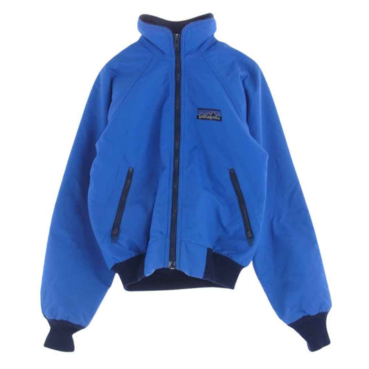 patagonia パタゴニア ヴィンテージ 80s デカタグ Rマーク無し キッズ ナイロン フリース ジャケット ブルー系【中古】