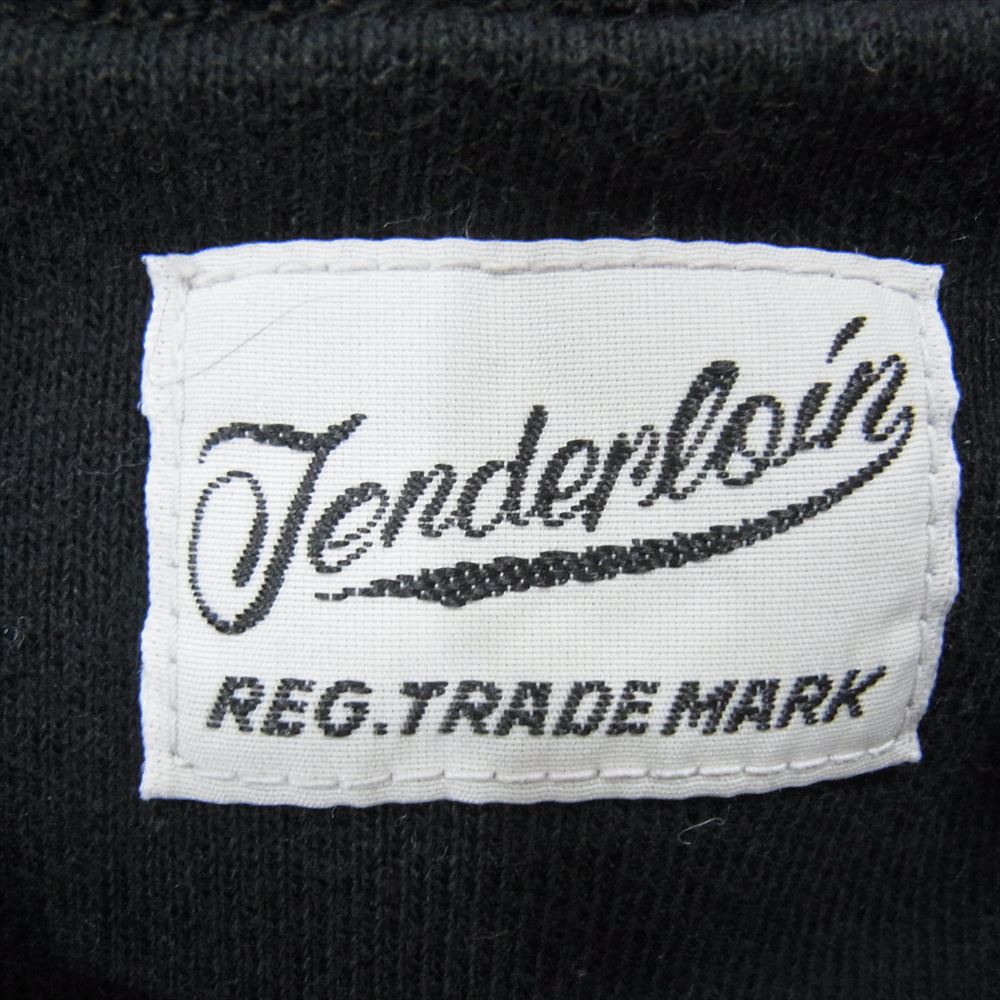 TENDERLOIN テンダーロイン T-SWEAT PARKA ボルネオスカル スウェット パーカー ブラック系 S【中古】