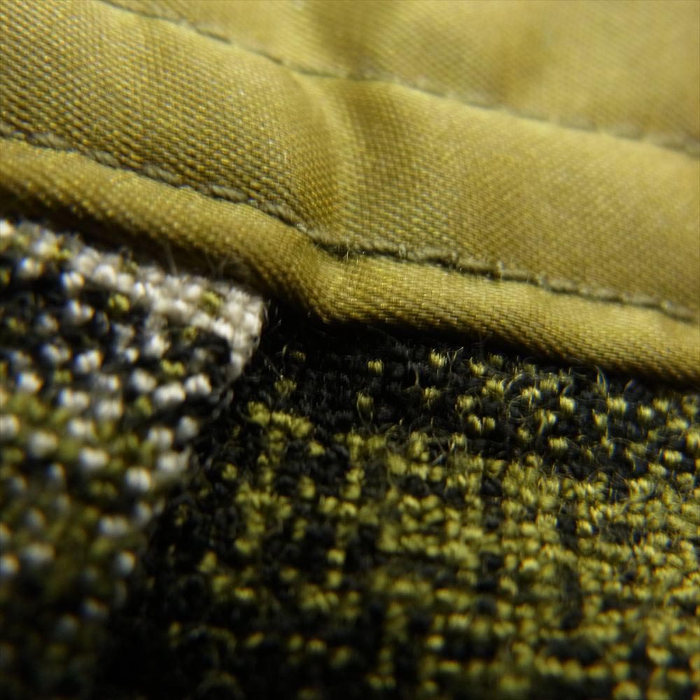 オールドクロウ  19AW OC-19-AW-9 チェック レーヨン オープンカラー 長袖シャツ ブラック系 ゴールド系 S【中古】