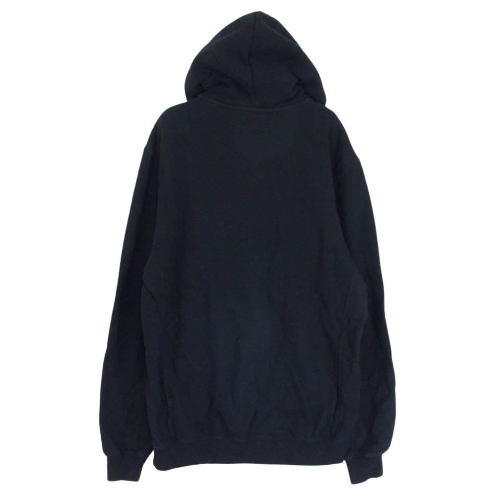 THE FLAT HEAD ザフラットヘッド プリント スウェット プルオーバー パーカー ブラック系 M【中古】