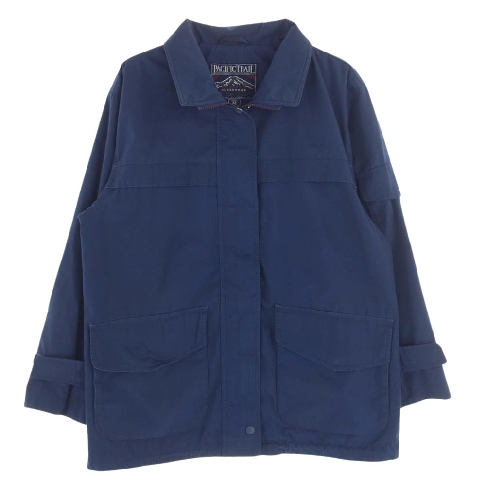 パシフィックトレイル ナイロン フルジップ ジャケット ネイビー系 ネイビー系 M【中古】