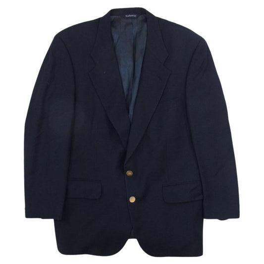 BURBERRY バーバリー USA製 メタル釦 テーラード ジャケット ネイビー系 サイズ表記無【中古】