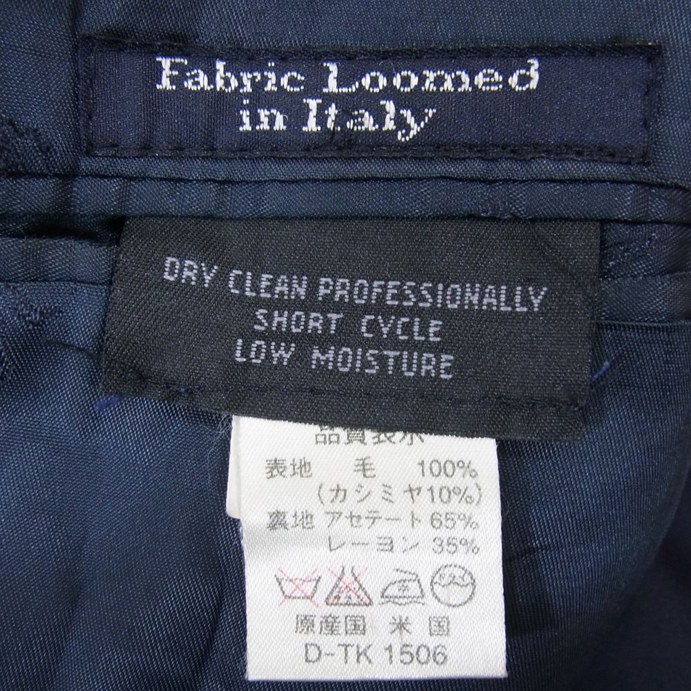 BURBERRY バーバリー USA製 メタル釦 テーラード ジャケット ネイビー系 サイズ表記無【中古】