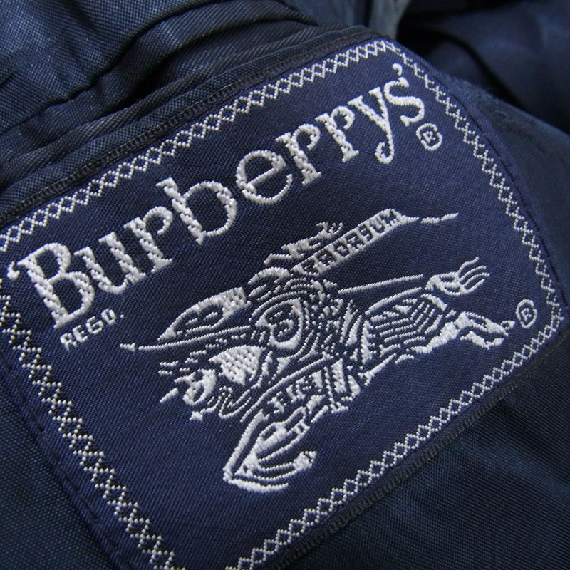 BURBERRY バーバリー USA製 メタル釦 テーラード ジャケット ネイビー系 サイズ表記無【中古】