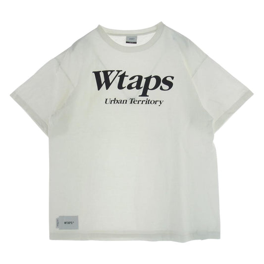 WTAPS ダブルタップス 22SS 221ATDT-STM06S URBAN TERRITORY アーバンテリトリー ショートスリーブ Tシャツ ホワイト系 X02【中古】