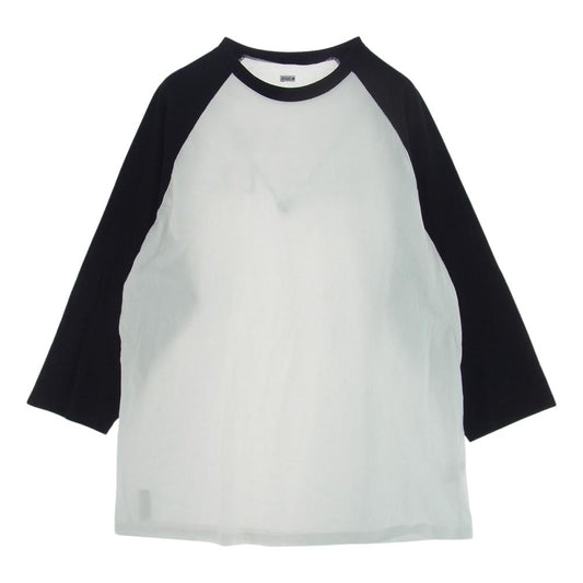 シークエル SQ-23SS-RT-01 RAGLAN WHITE ラグラン Tシャツ 七分袖 ホワイト系 L【中古】