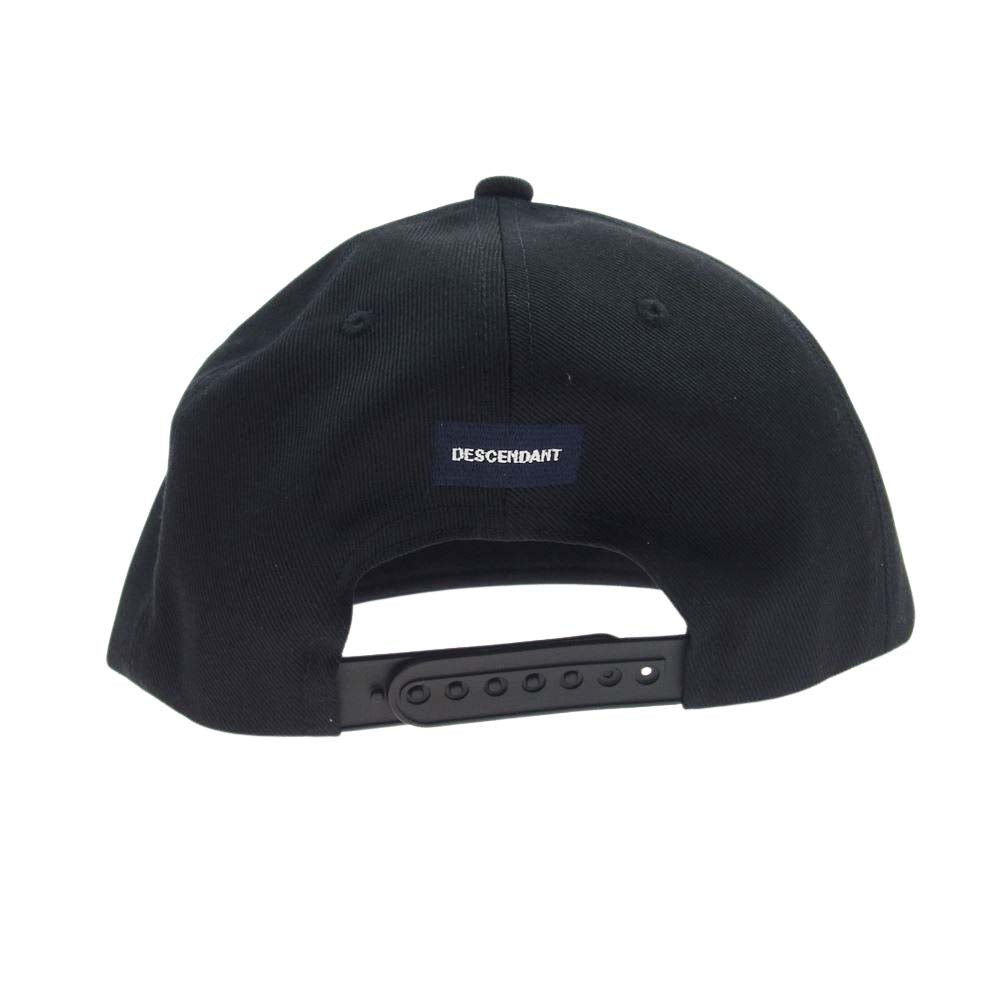 DESCENDANT ディセンダント 22AW 222HCDS-HT06 MOUNTAIN RANGE GOLF スナップ バック キャップ ブラック系【極上美品】【中古】