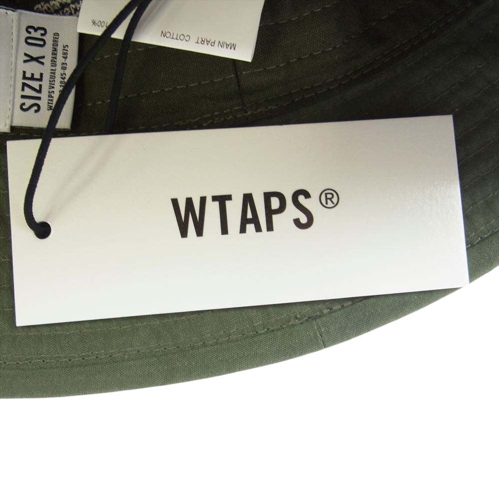 WTAPS ダブルタップス 21AW 212HCDT-HT15 JUNGLE 01 HAT ジャングル ハット オリーブ カーキ系 X03【美品】【中古】