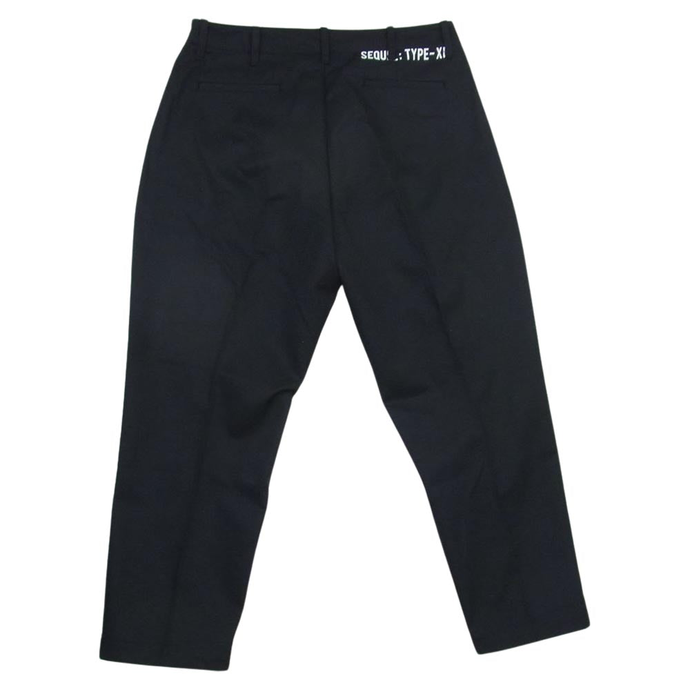 シークエル TYPE-XF コットン チノ パンツ ブラック系 L【中古】