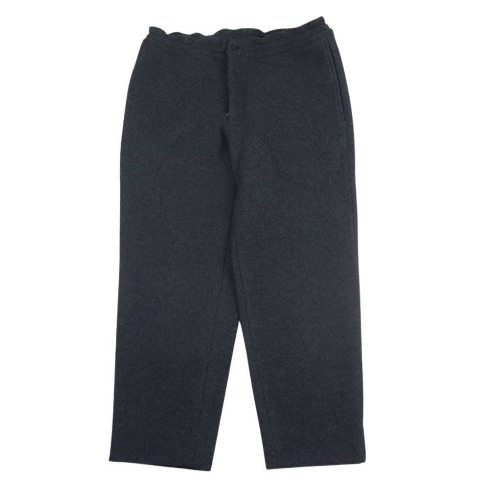 COMME des GARCONS HOMME PLUS コムデギャルソンオムプリュス 22AW PJ-P054 リラックスフィット ウール ロングパンツ グレー系 M【美品】【中古】
