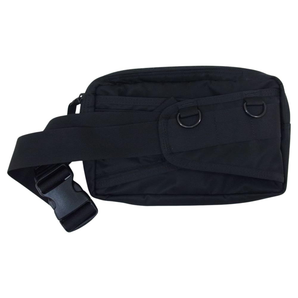 PORTER ポーター BLACK PATTERN WAISTBAG ブラックパターン ウェスト バッグ ブラック系【中古】