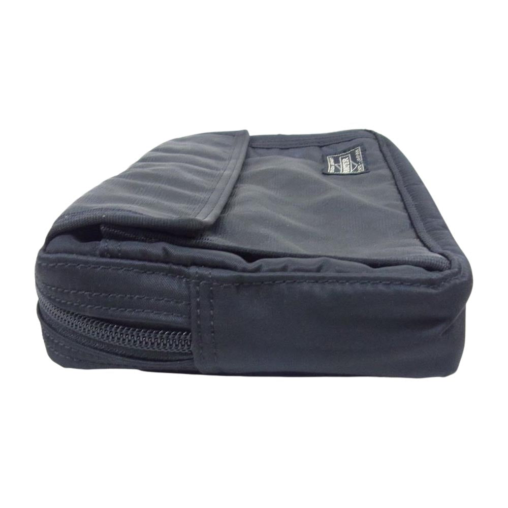 PORTER ポーター BLACK PATTERN WAISTBAG ブラックパターン ウェスト バッグ ブラック系【中古】