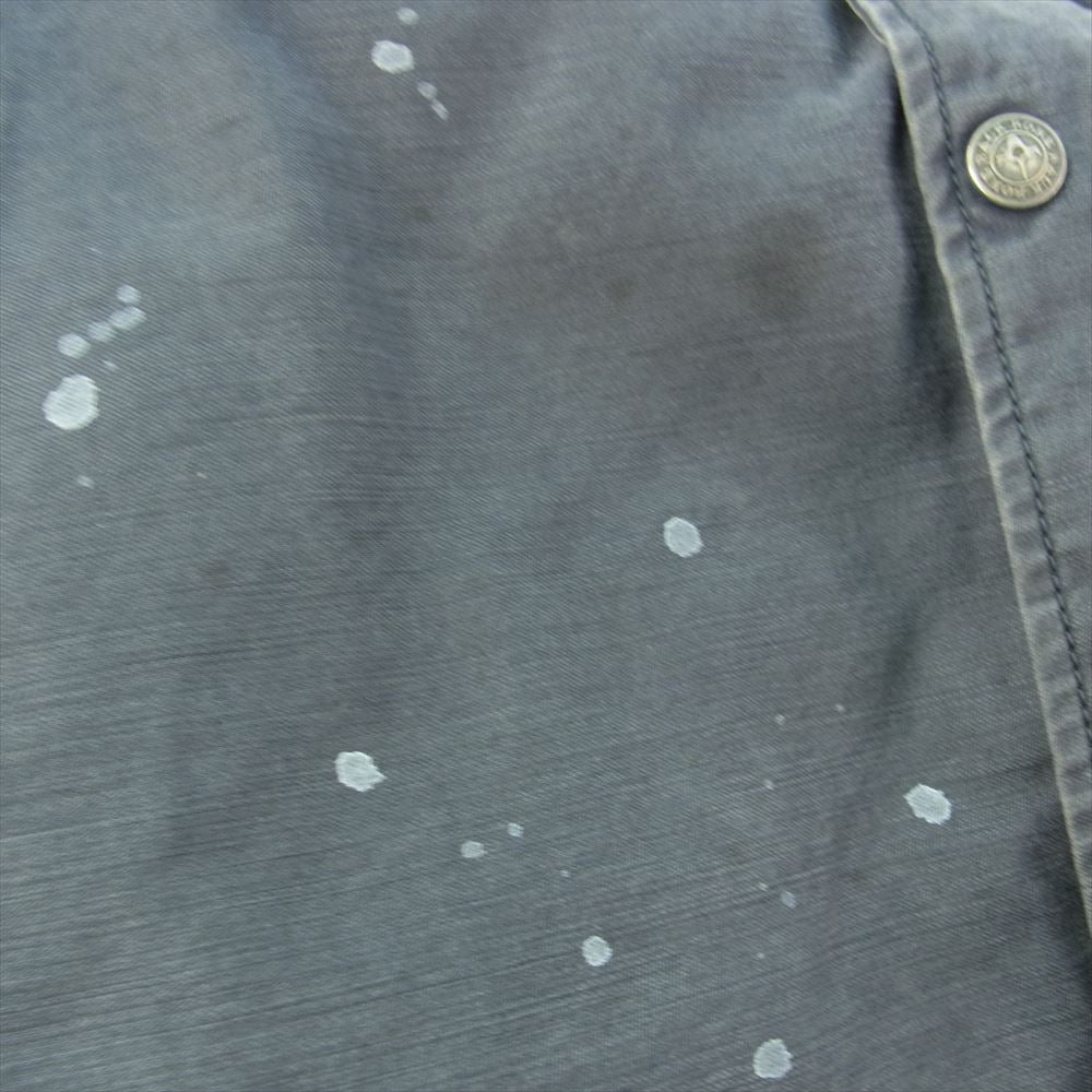 BACKBONE バックボーン BB10FW-B11 ロゴ 刺繍 ボア ミリタリー ジャケット グレー グレー系 L【中古】