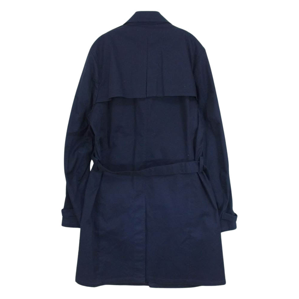 wjk ダブルジェイケイ 1824 cf39i single trench トレンチ コート ネイビー系 XL【中古】