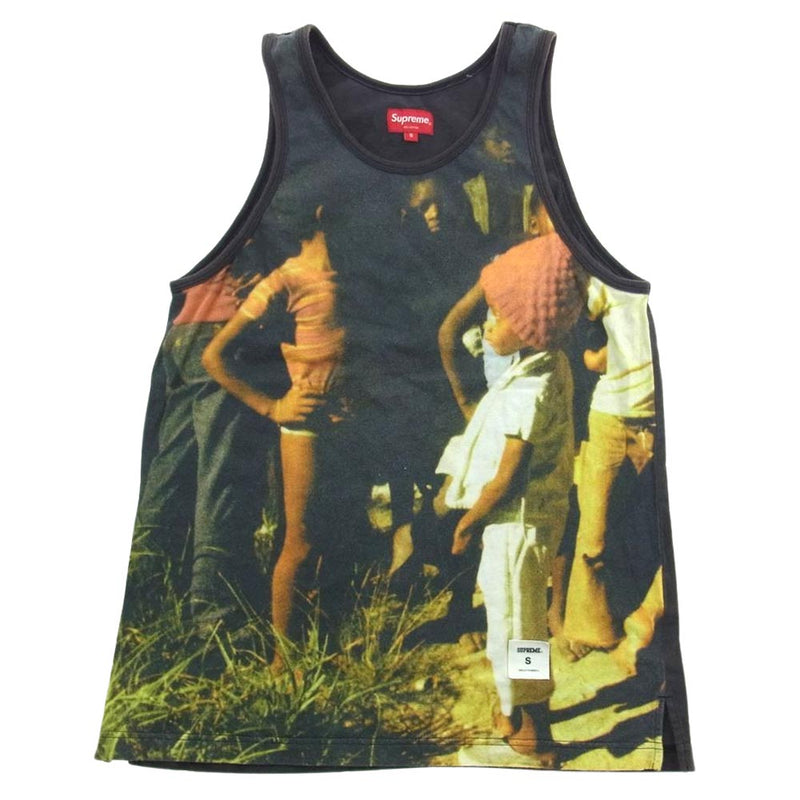 Supreme シュプリーム 13SS kingston tank top キングストン 総柄 タンクトップ マルチカラー系 S【中古】