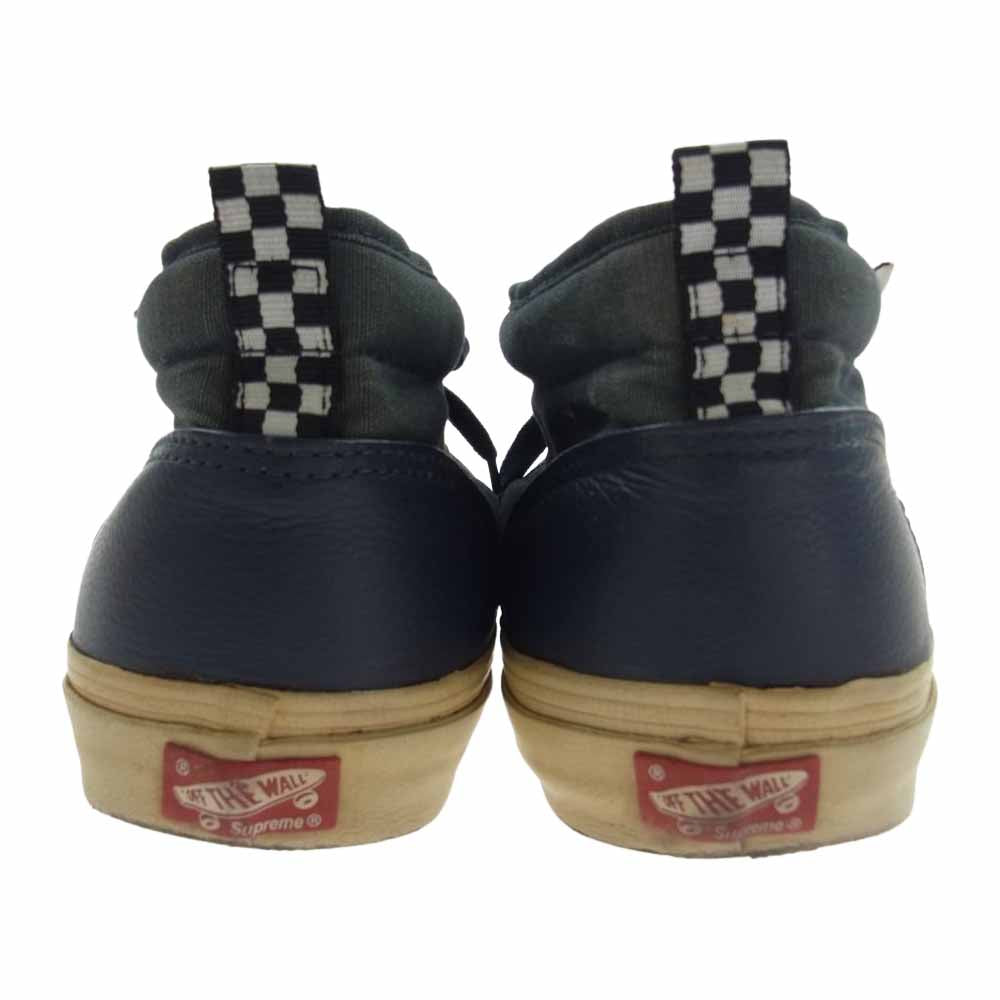 Supreme シュプリーム × VANS CHUKKA 95 バンズ チャッカ スニーカー ネイビー系 26cm【中古】