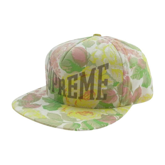 Supreme シュプリーム Floral Cap プリントロゴ フローラル キャップ マルチカラー系【中古】