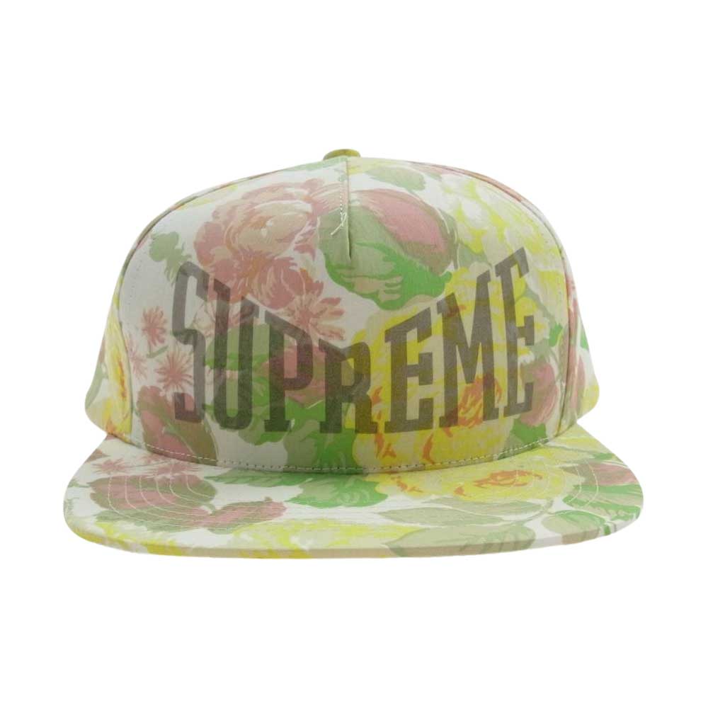 Supreme シュプリーム Floral Cap プリントロゴ フローラル キャップ マルチカラー系【中古】