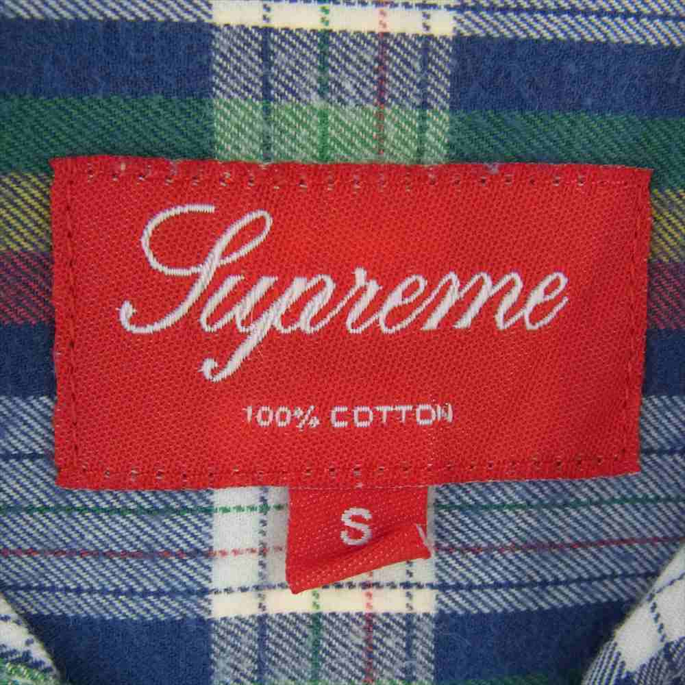 Supreme シュプリーム コットン ネルチェック ネルシャツ 長袖シャツ ブルー系 マルチカラー系 S【中古】 – ブランド古着 LIFE